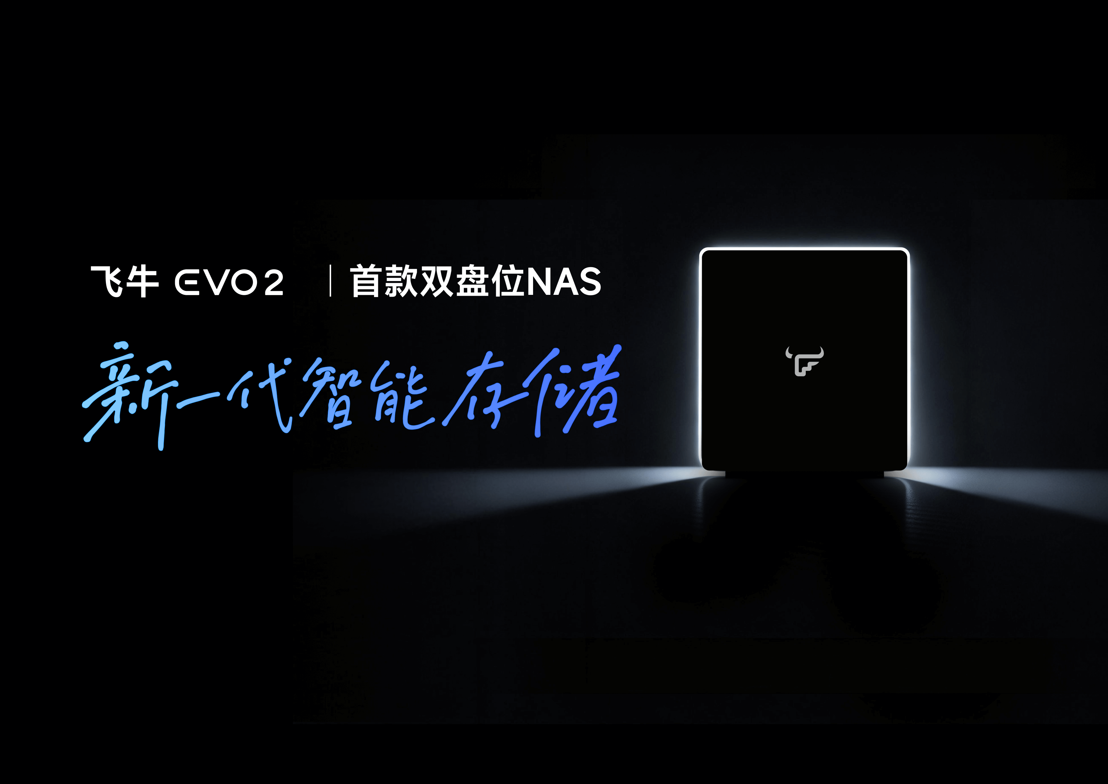新品】飞牛nas智能存储EVO 2双盘位N150家庭网络存储私有云主机手机扩容相册备份服务器硬盘